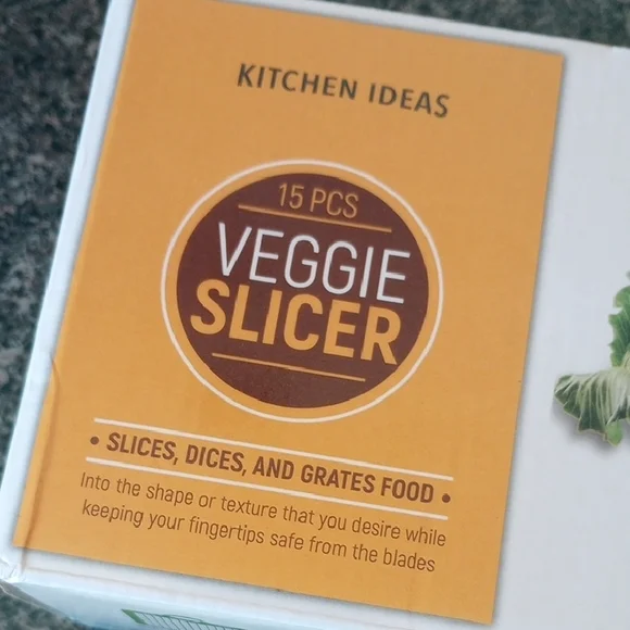 15 Piece Kitchen Ideas Veggie Slicer And Dicer - Picture 3 of 7